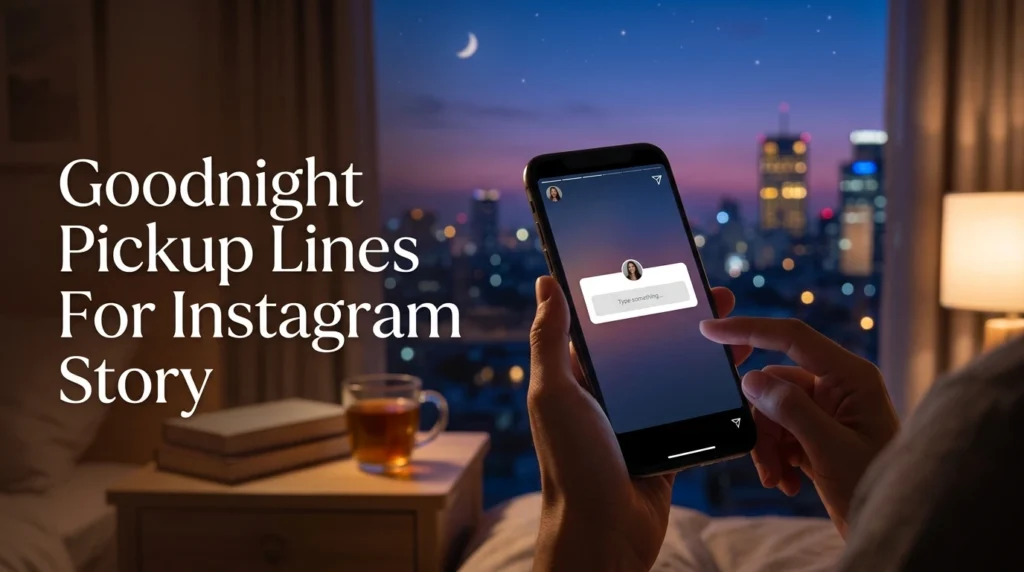 Goodnight Pickup Lines For Instagram Story