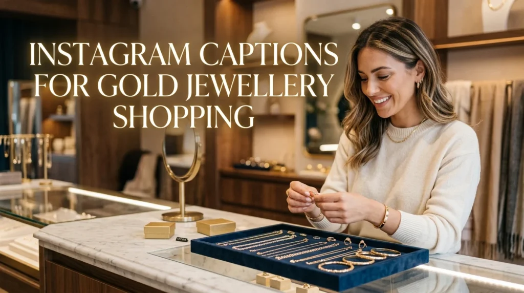 Instagram Captions For Gold Jewellery Shopping
