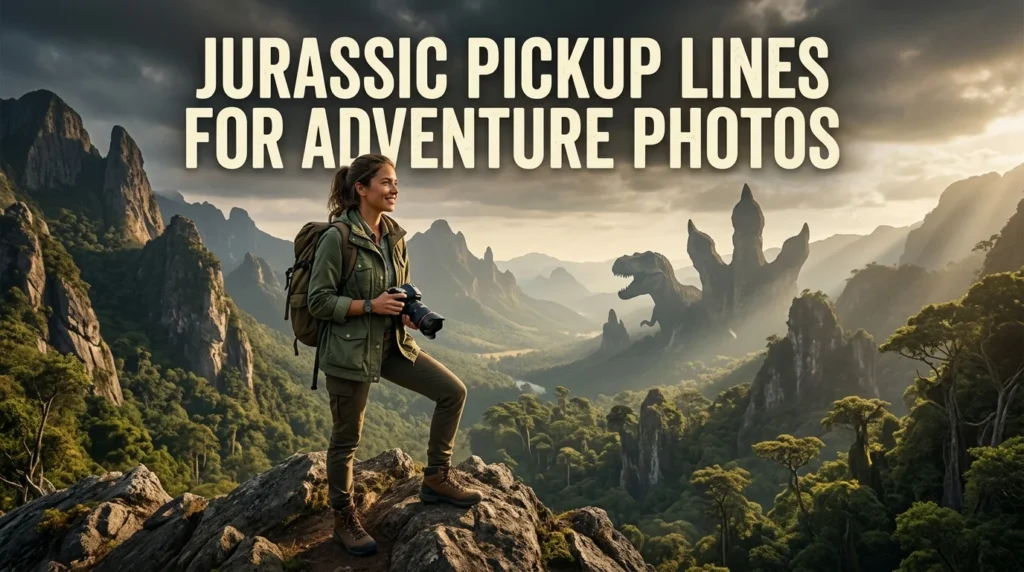 Jurassic Pickup Lines For Adventure Photos