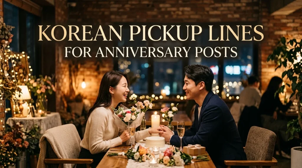Korean Pickup Lines For Anniversary Posts