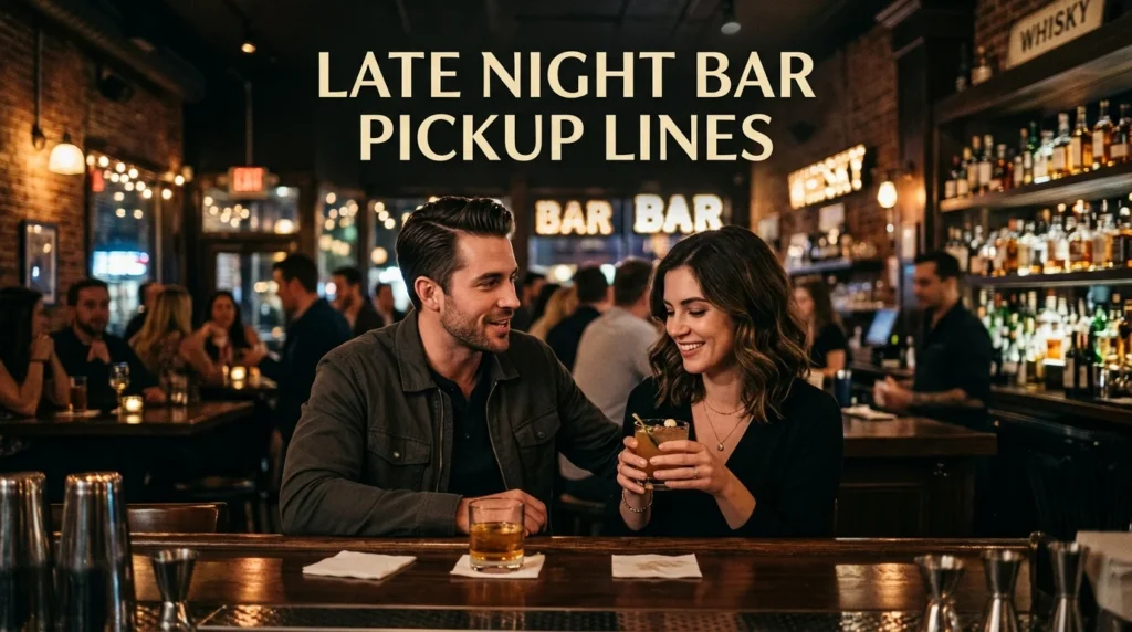 Late Night Bar Pickup Lines