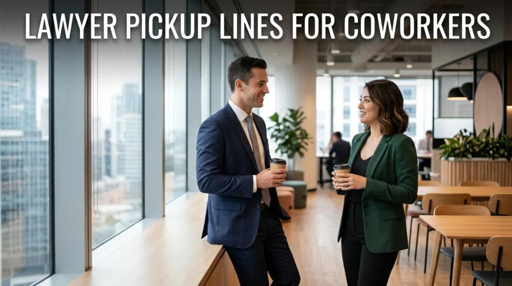 Lawyer Pickup Lines For Coworkers