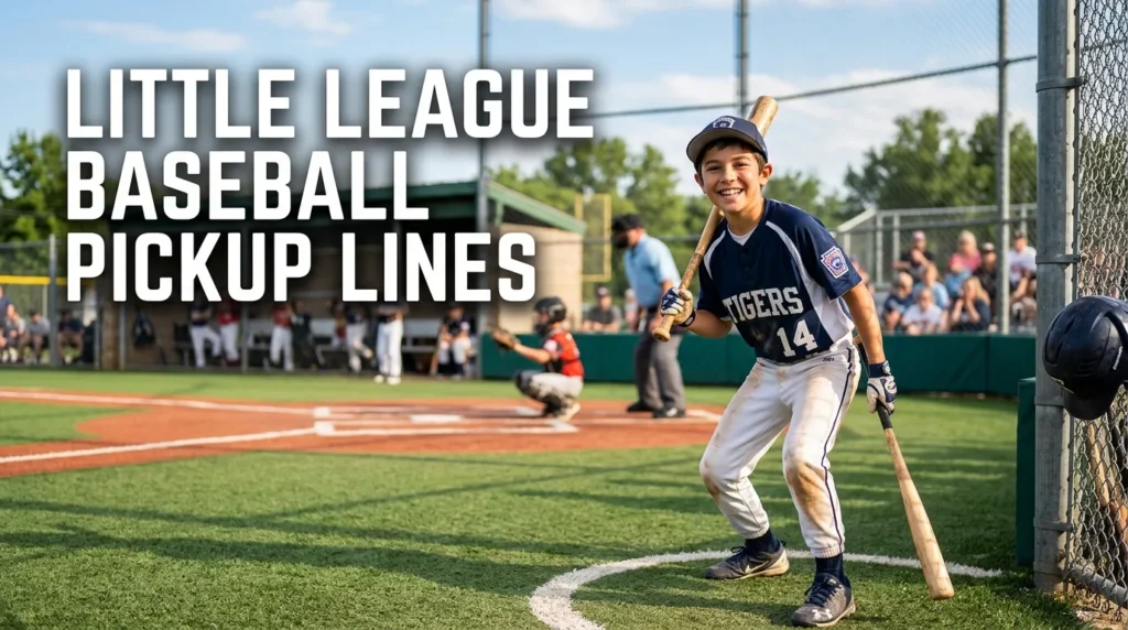 Little League Baseball Pickup Lines
