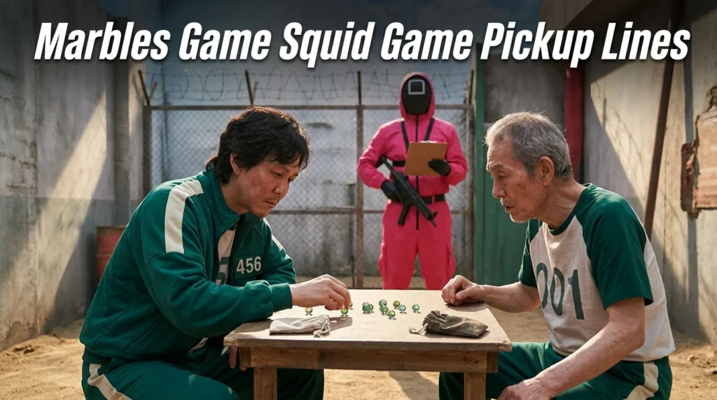 Marbles Game Squid Game Pickup Lines