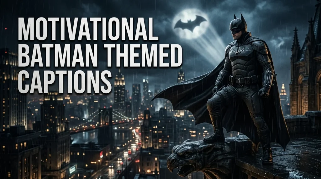 Motivational Batman Themed Captions