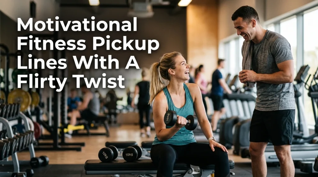 Motivational Fitness Pickup Lines With A Flirty Twist