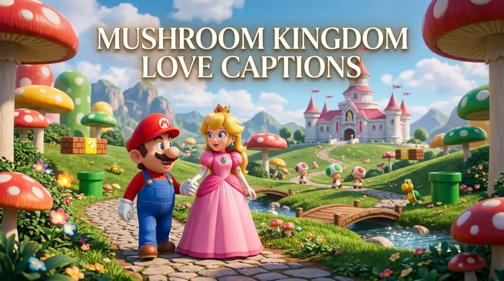 Mushroom Kingdom Love Captions