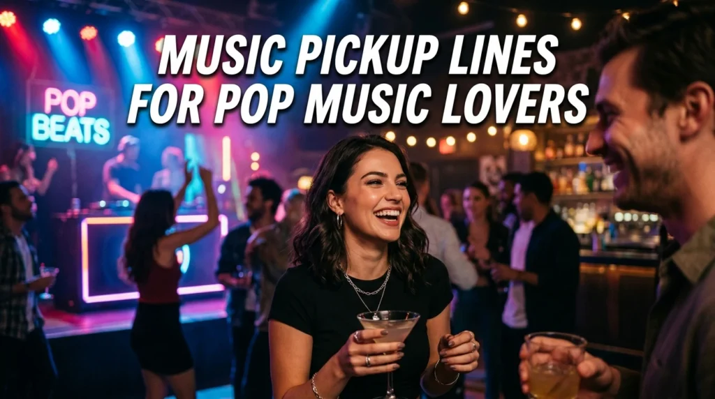Music Pickup Lines For Pop Music Lovers