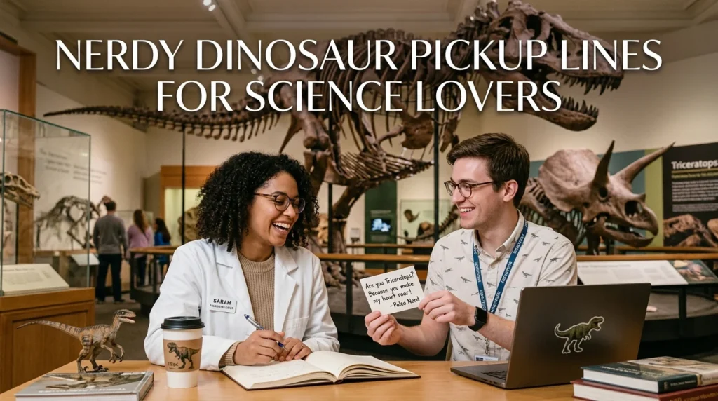 Nerdy Dinosaur Pickup Lines For Science Lovers