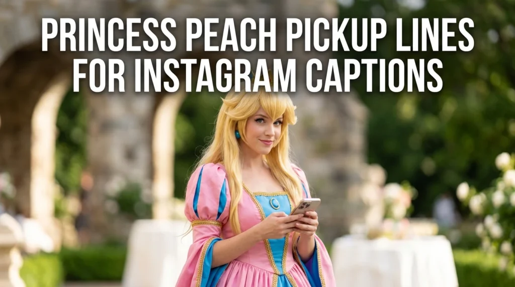 Princess Peach Pickup Lines For Instagram Captions