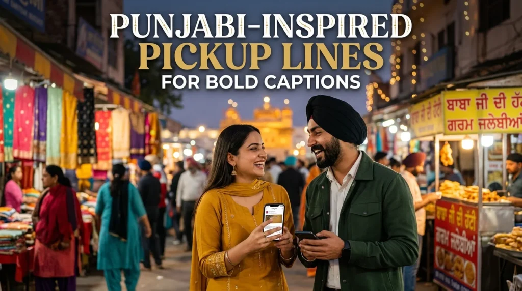 Punjabi-Inspired Pickup Lines For Bold Captions