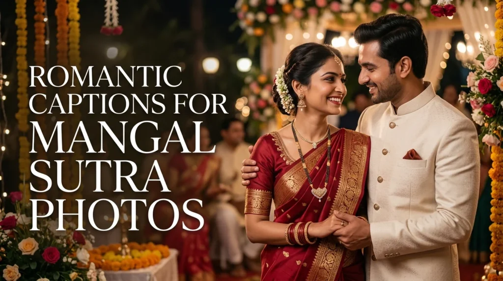 Romantic Captions For Mangal Sutra Photos