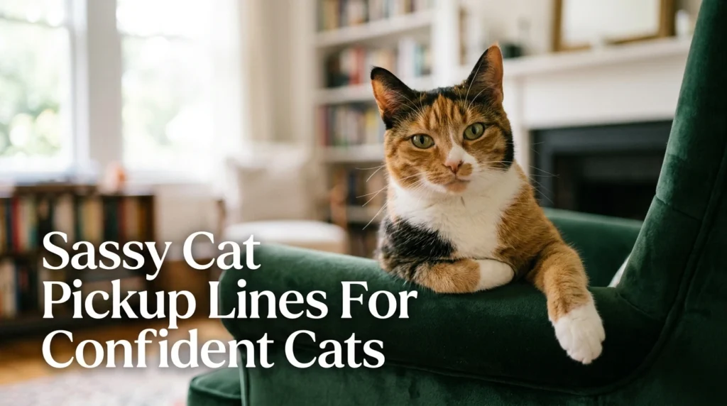 Sassy Cat Pickup Lines For Confident Cats