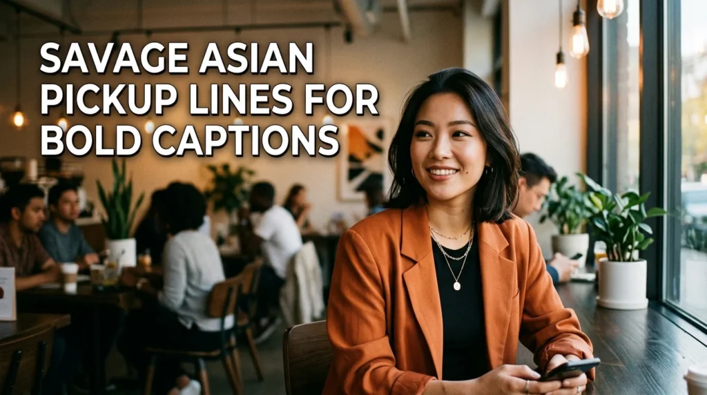 Savage Asian Pickup Lines For Bold Captions