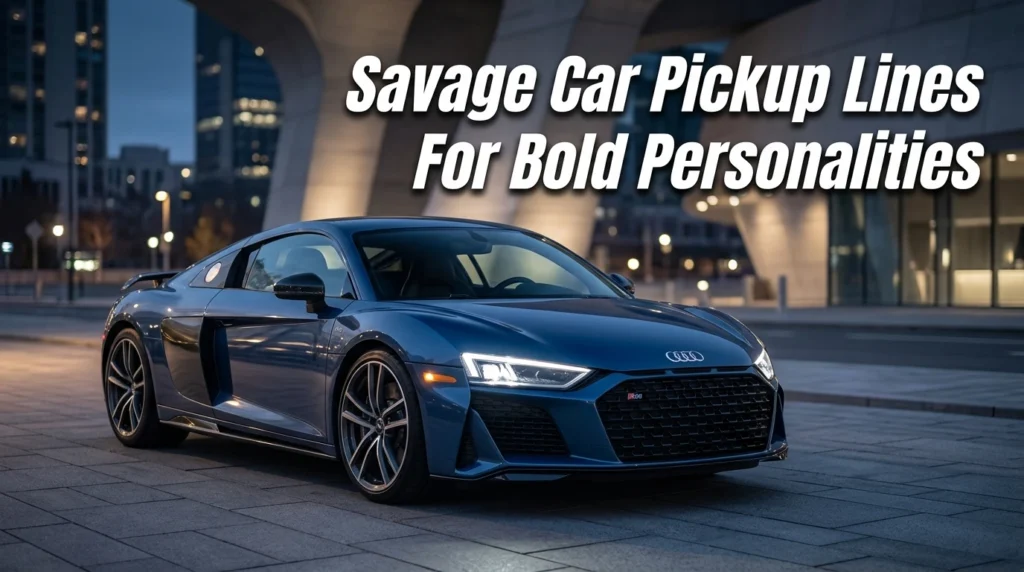 Savage Car Pickup Lines For Bold Personalities
