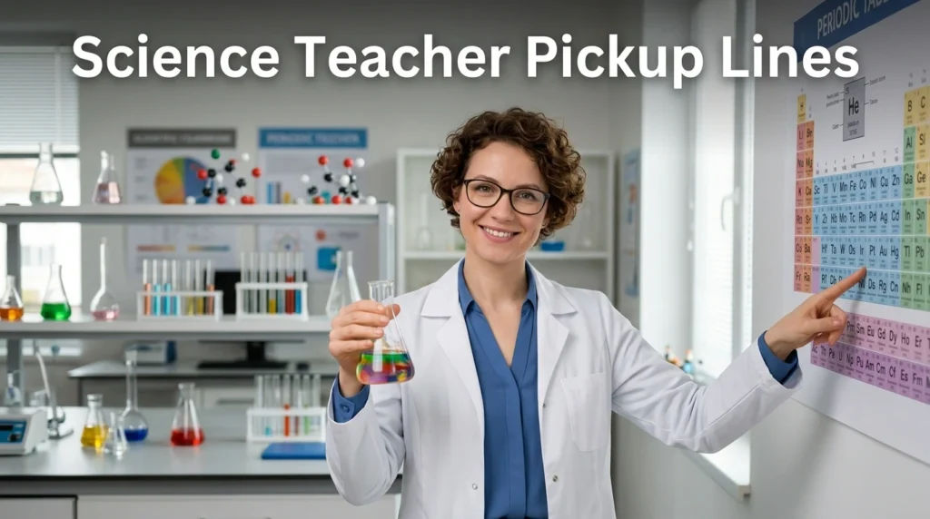 Science Teacher Pickup Lines