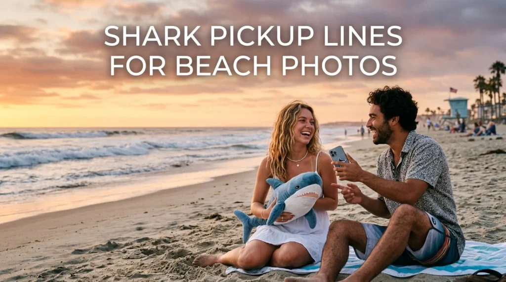 Shark Pickup Lines For Beach Photos