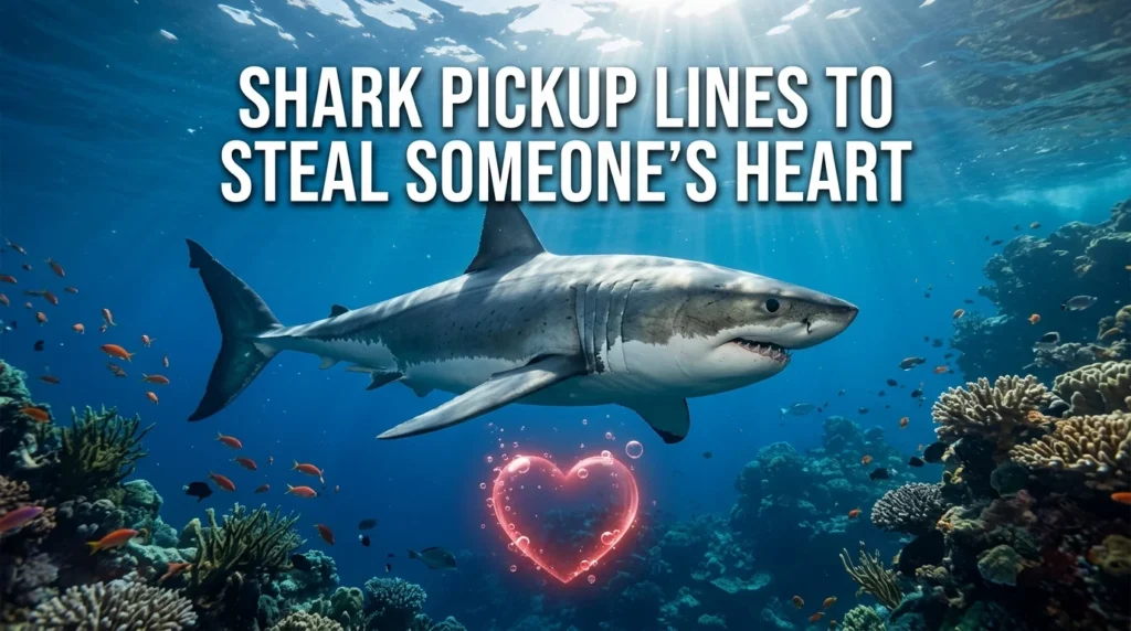 Shark Pickup Lines To Steal Someone's Heart