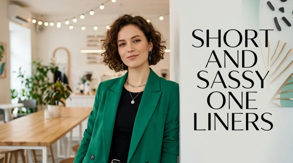 Short And Sassy One Liners