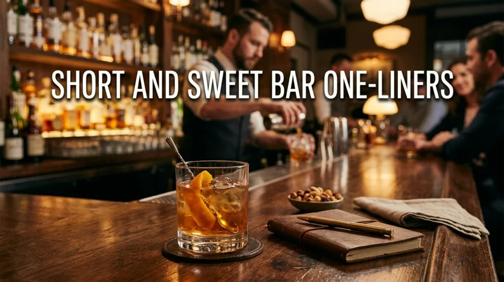 Short And Sweet Bar One-Liners