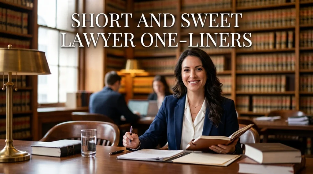 Short And Sweet Lawyer One-Liners