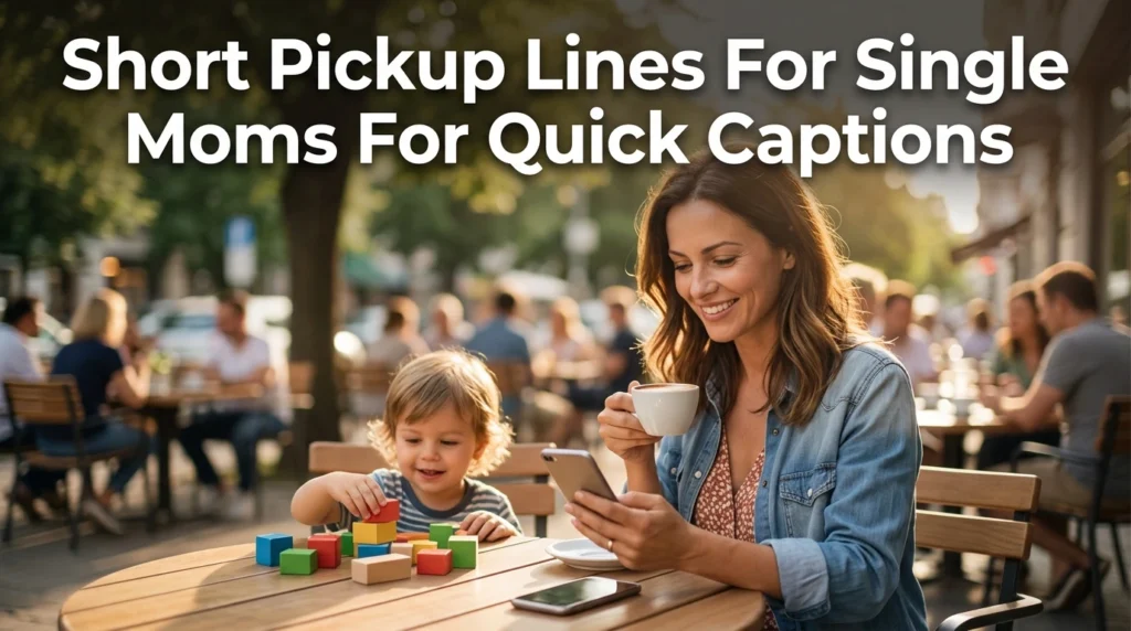 Short Pickup Lines For Single Moms For Quick Captions