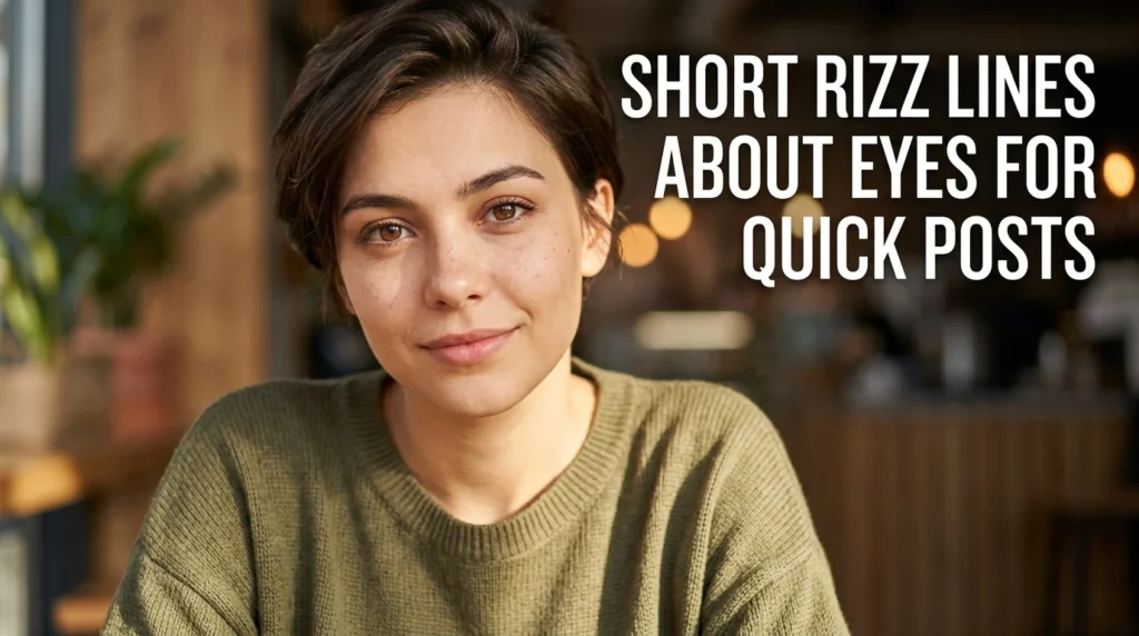 Short Rizz Lines About Eyes For Quick Posts