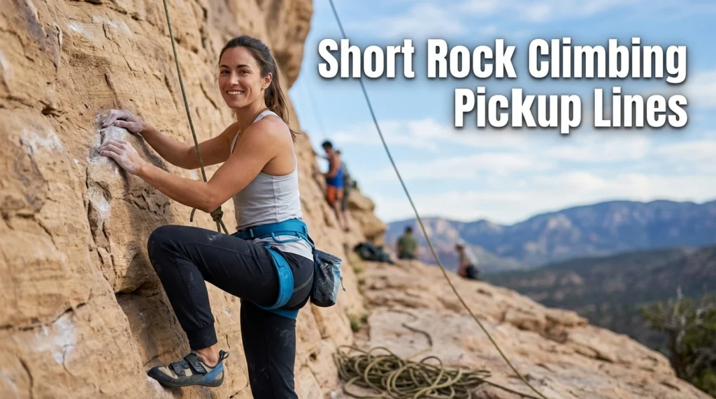 Short Rock Climbing Pickup Lines