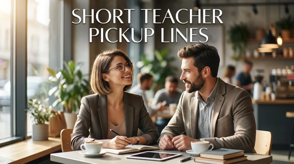 Short Teacher Pickup Lines