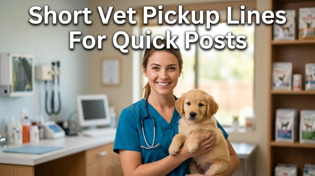 Short Vet Pickup Lines For Quick Posts