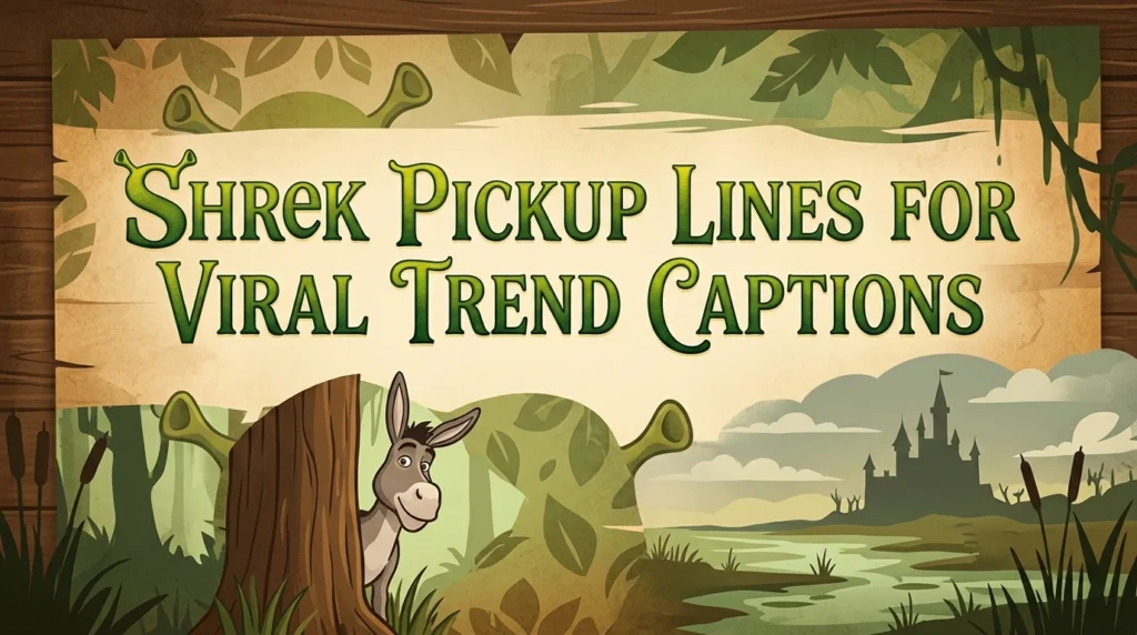 Shrek Pickup Lines For Viral Trend Captions