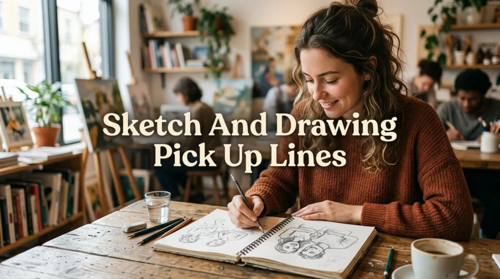 Sketch And Drawing Pick Up Lines