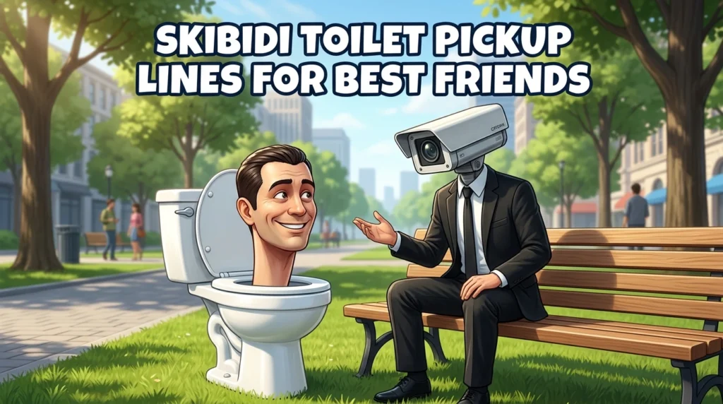 Skibidi Toilet Pickup Lines For Best Friends