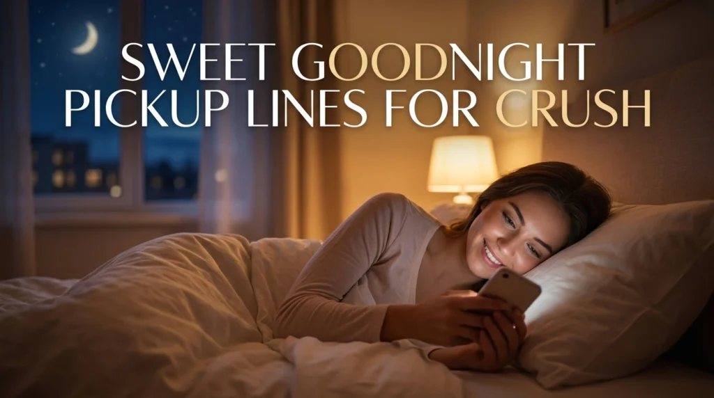 Sweet Goodnight Pickup Lines For Crush
