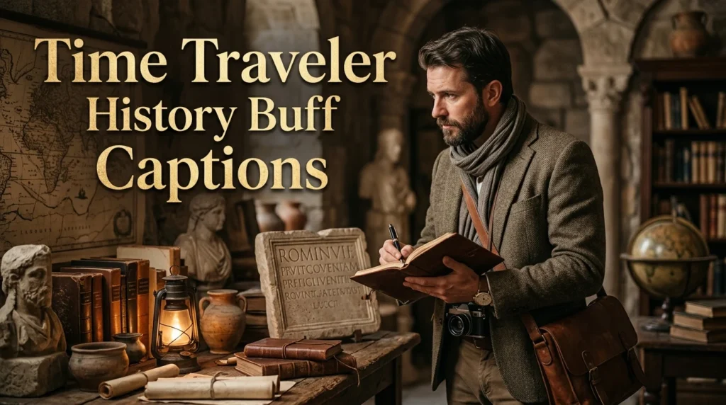 Time Traveler History Buff Captions