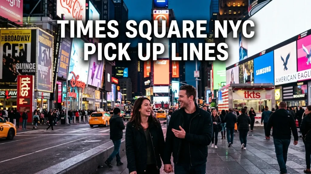 Times Square Nyc Pick Up Lines