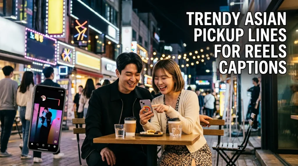 Trendy Asian Pickup Lines For Reels Captions
