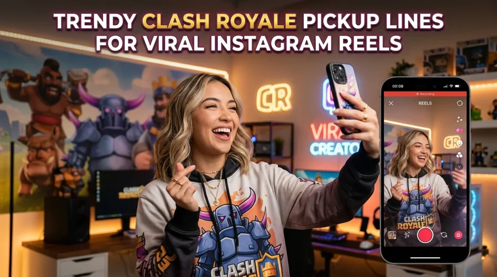 Trendy Clash Royale Pickup Lines For Viral Instagram Reels