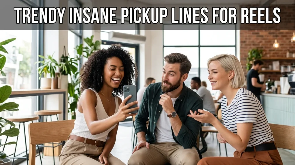 Trendy Insane Pickup Lines For Reels