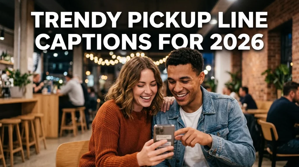 Trendy Pickup Line Captions For 2026