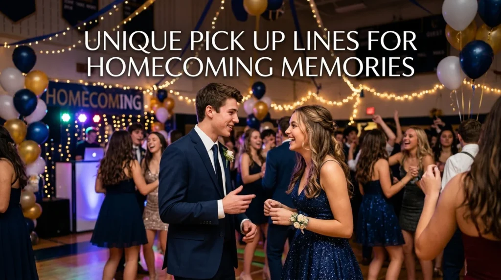 Unique Pick Up Lines For Homecoming Memories
