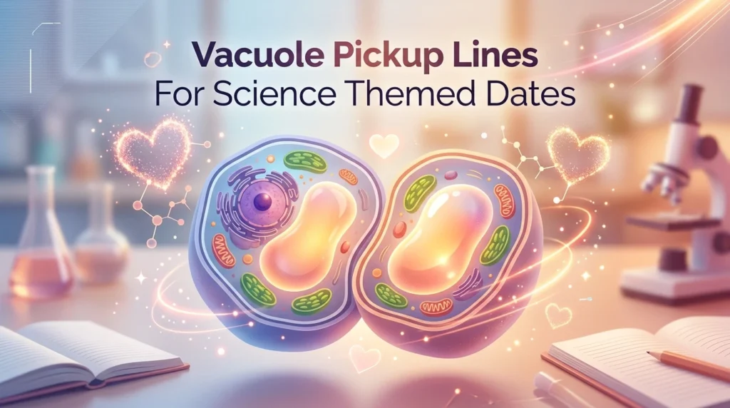 Vacuole Pickup Lines For Science Themed Dates
