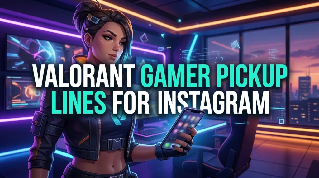 Valorant Gamer Pickup Lines For Instagram