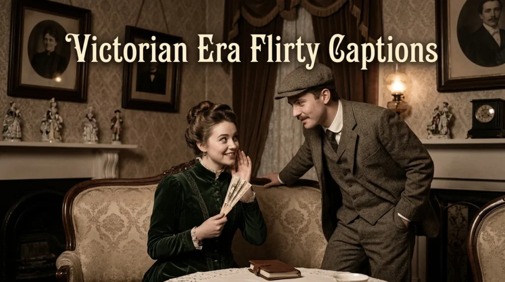 Victorian Era Flirty Captions