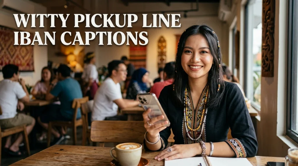 Witty Pickup Line Iban Captions
