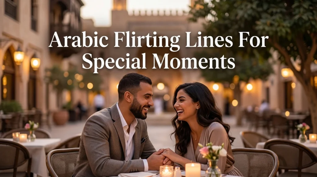 Arabic Flirting Lines For Special Moments