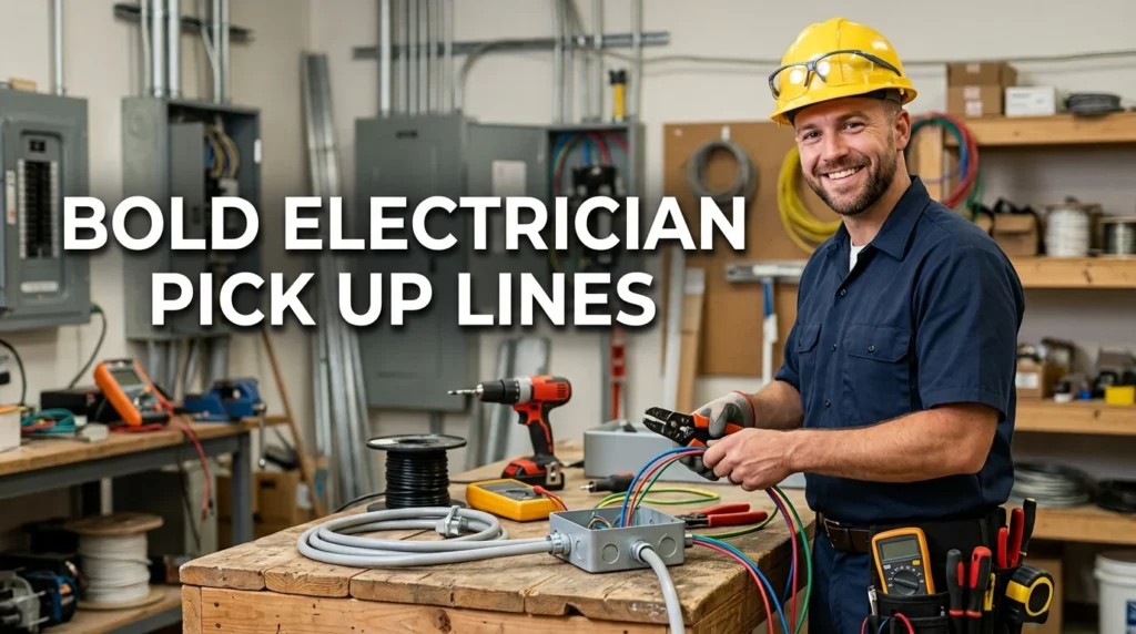 Bold Electrician Pick Up Lines