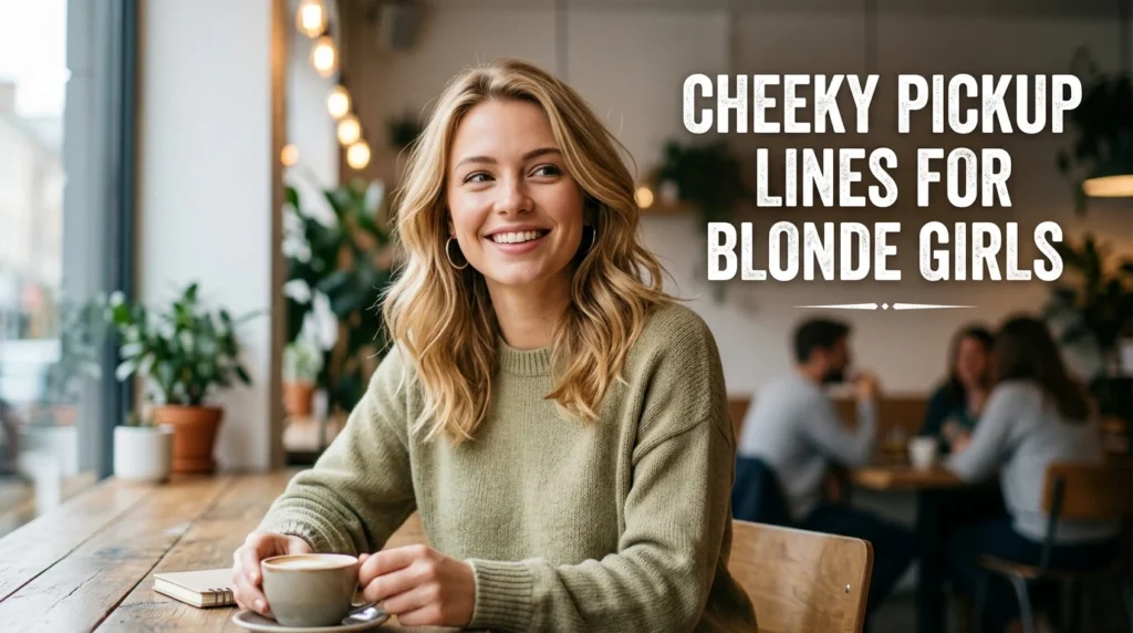 Cheeky Pickup Lines For Blonde Girls