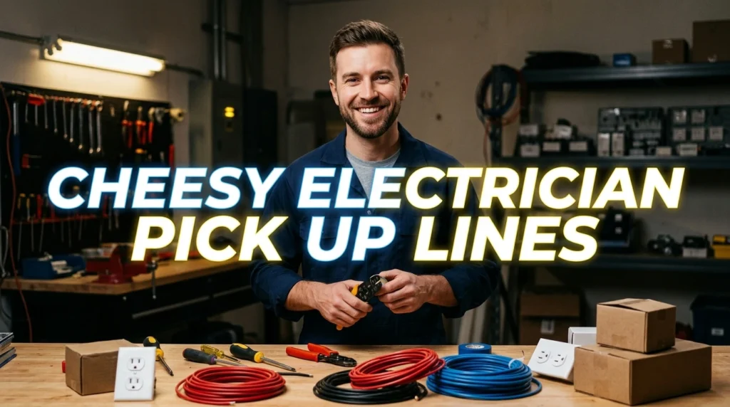 Cheesy Electrician Pick Up Lines