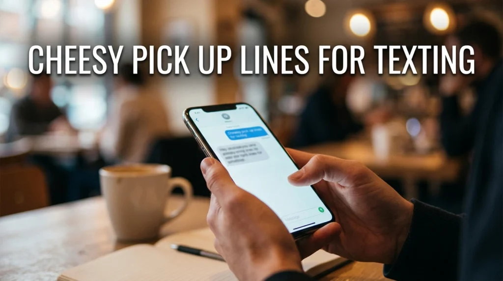 Cheesy Pick Up Lines For Texting